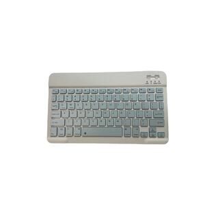 Keyboard Compact White Wireless Bluetooth Modern Minimalist Sleek
